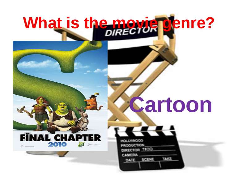 What is the movie genre? Cartoon