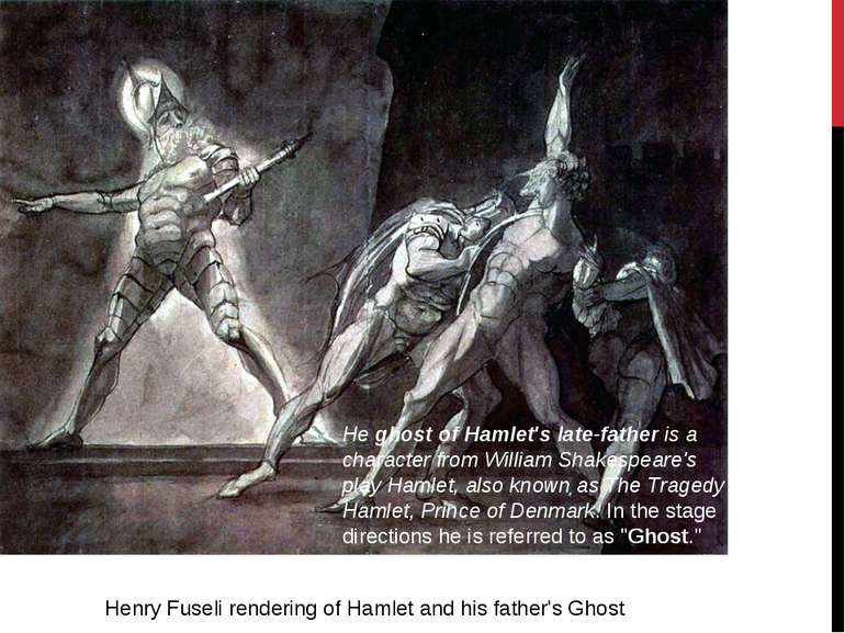 Henry Fuseli rendering of Hamlet and his father's Ghost He ghost of Hamlet's ...