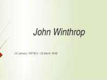 John Winhtrop