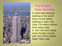The Empire State Building It is the most famous building in the world. Now it...