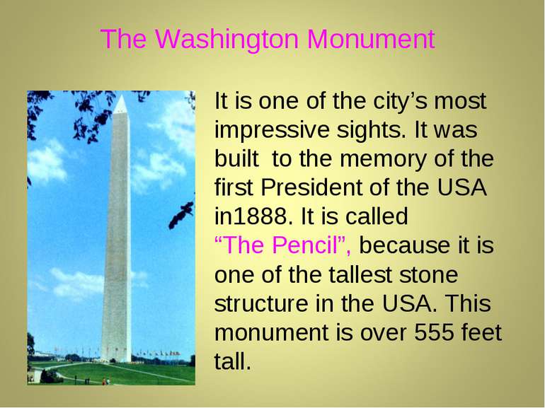 It is one of the city’s most impressive sights. It was built to the memory of...