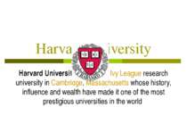 "Harvard University"