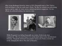 After being discharged from the Army in 1919, Fitzgerald went to New York to ...