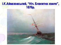 І.К.Айвазовський, “Ніч. Блакитна хвиля”, 1876р.