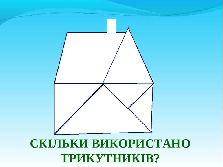 СКІЛЬКИ ВИКОРИСТАНО ТРИКУТНИКІВ?