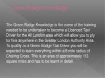 Green Badge Knowledge The Green Badge Knowledge is the name of the training n...