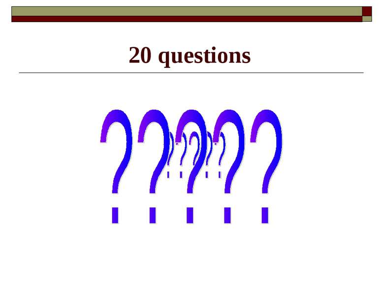 20 questions