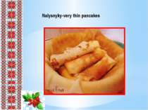 Nalysnyky-very thin pancakes