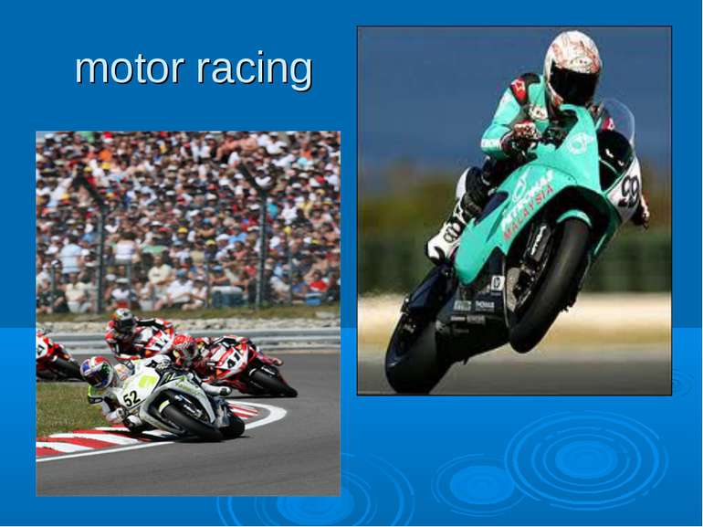 motor racing