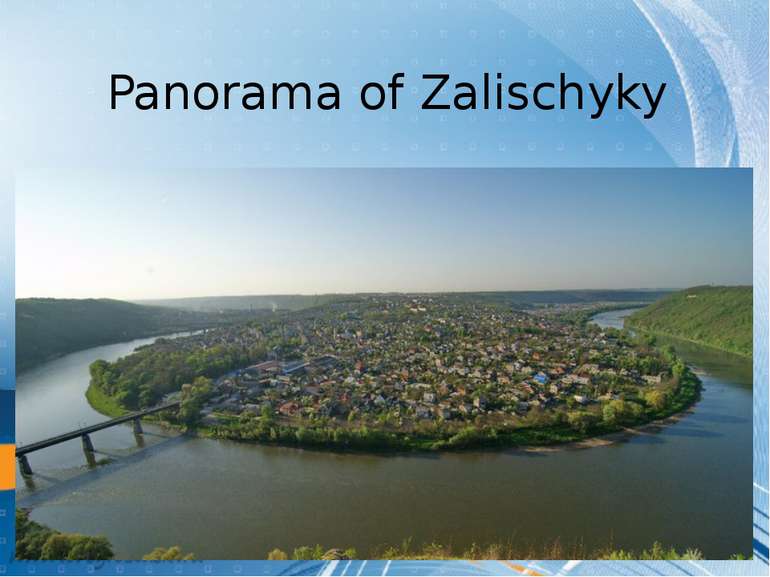 Panorama of Zalischyky