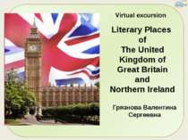 Literary Places of The United Kingdom of Great Britain and Northern Ireland