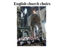 English church choirs