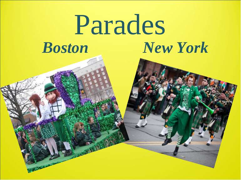 Parades Boston New York