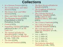 Collections In a German Pension (1911), The Garden Party: and Other Stories (...