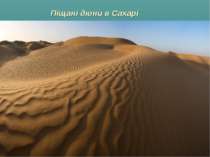 Піщані дюни в Сахарі