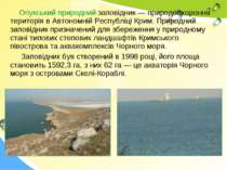 Опукський природний заповідник — природоохоронна територія в Автономній Респу...
