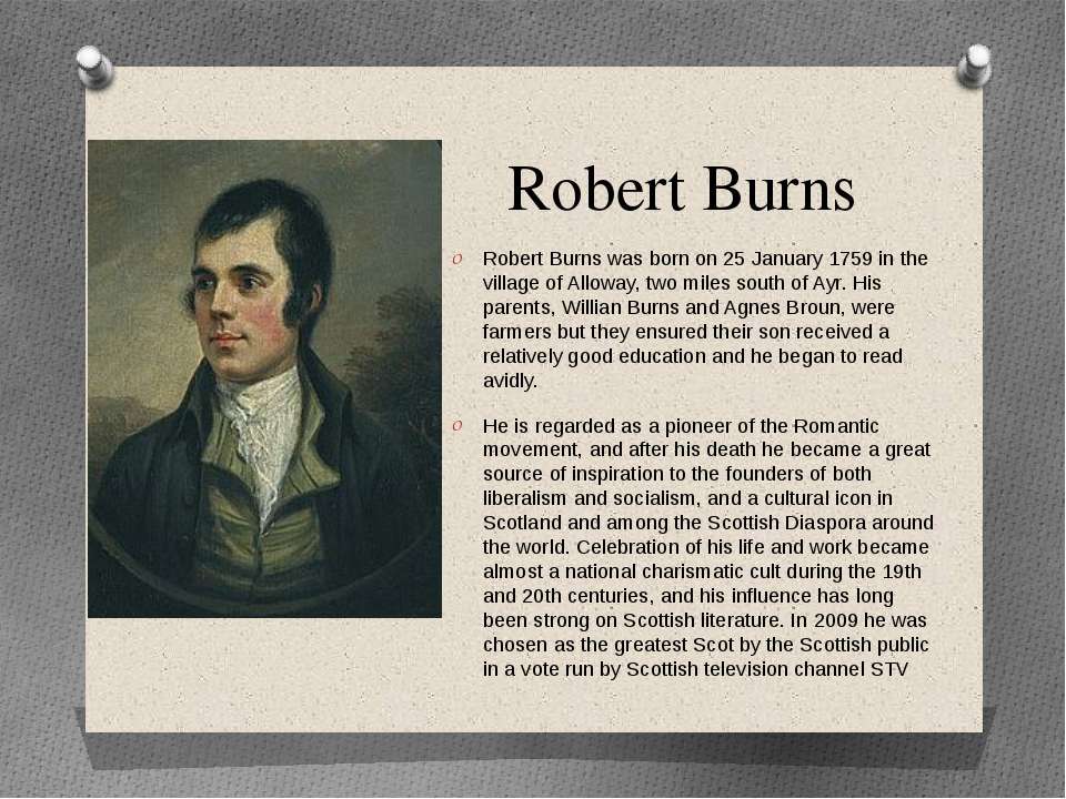 Burns text