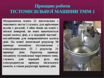 Принцип роботи ТІСТОМІСИЛЬНОЇ МАШИНИ ТММ-1 Фундаментна плита 22 виготовлена з...