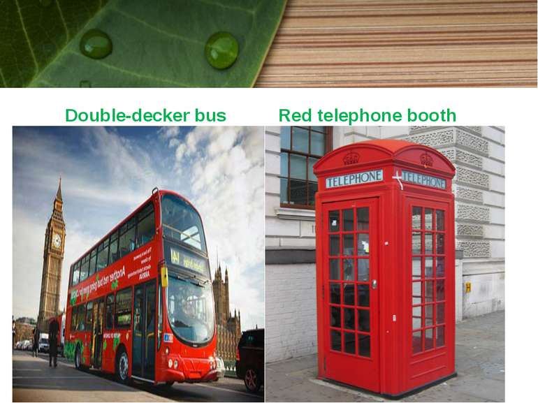Double-decker bus Red telephone booth