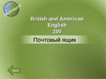 British and American English 200 Back