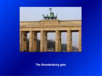 The Brandenburg gate