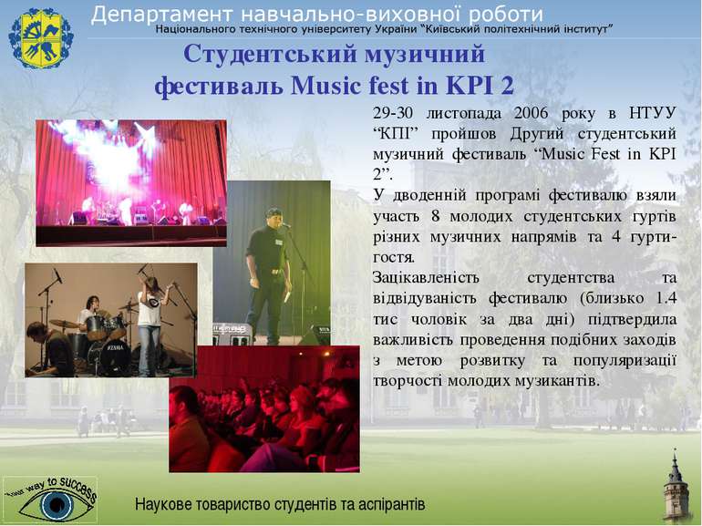 Наукове товариство студентів та аспірантів Студентський музичний фестиваль Mu...