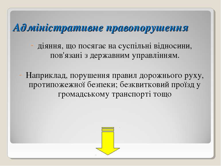 Адміністративне правопорушення діяння, що посягає на суспільні відносини, пов...