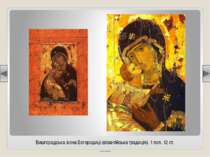 Вишгородська ікона Богородиці (візантійська традиція). 1 пол. 12 ст. © Жаріко...