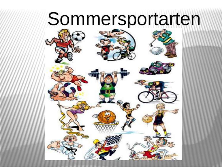 Sommersportarten