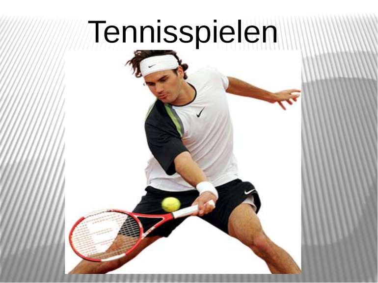 Tennisspielen