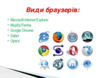 Microsoft Internet Explorer Mozilla Firefox Google Chrome Safari Opera Смілян...