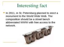 Interesting fact In 2011, in St. Petersburg planned to erect a monument to th...