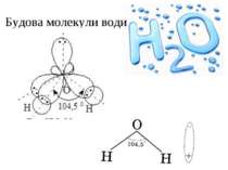 Будова молекули води