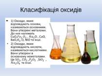 Класифікація оксидів