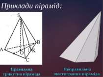 Приклади пірамід: