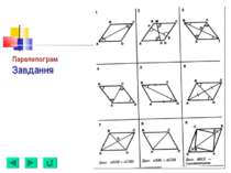 Паралелограм Завдання