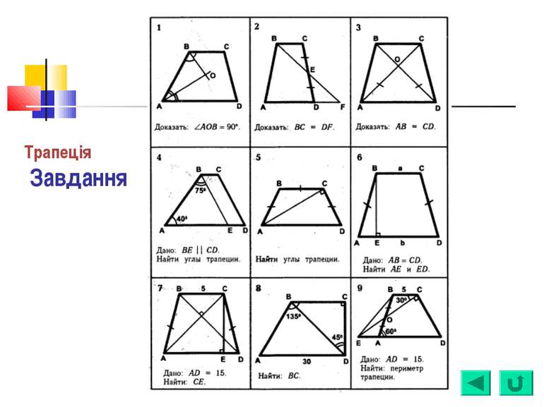 Трапеція Завдання