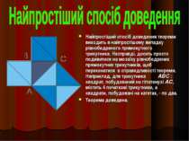 Найпростіший спосіб доведення теореми виходить в найпростішому випадку рівноб...