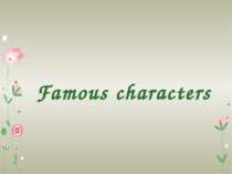 Famous characters