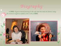 Biography In 2001, Eugenia started painting in the style that has made her fa...