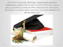 QS World University Rankings оприлюднив рейтинг найкращих університетів світу...