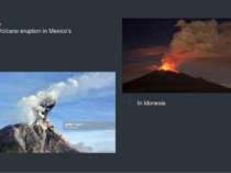 Volcano eruption in Mexico’s In Idonesia