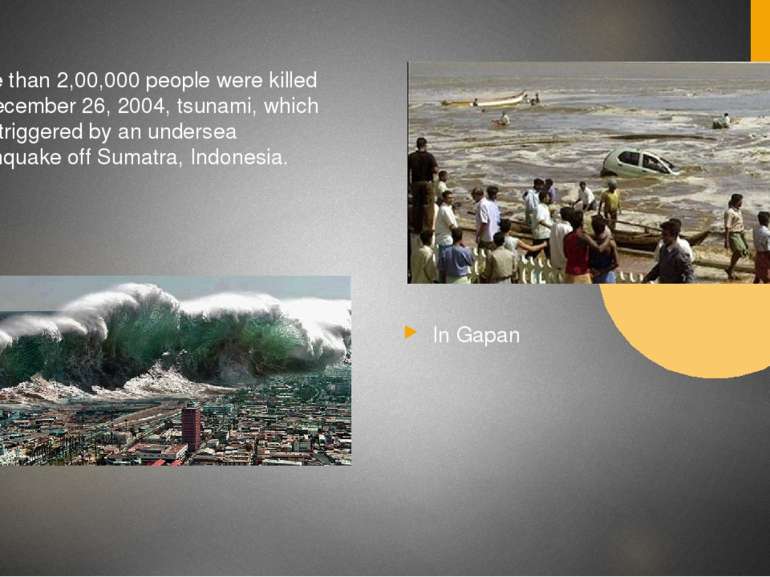More than 2,00,000 people were killed in December 26, 2004, tsunami, which wa...