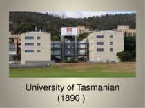 University of Tasmanian (1890 )