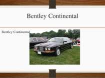 Bentley Continental Bentley Continental
