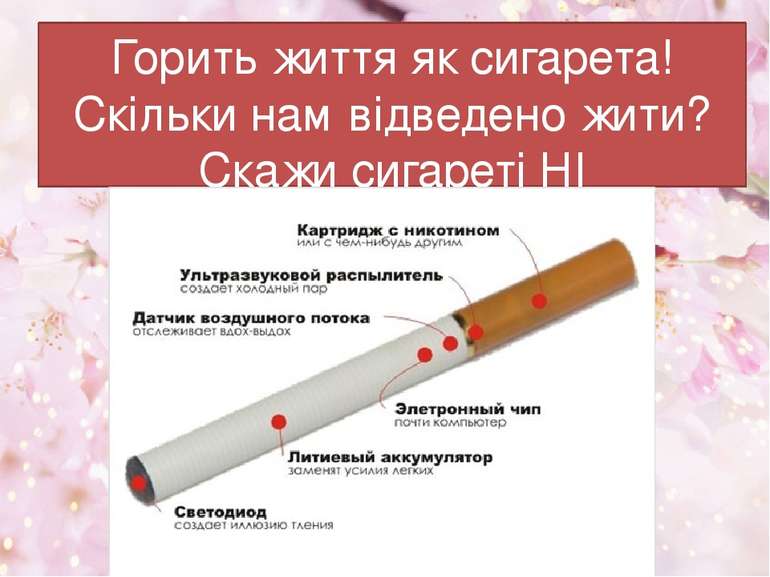 Горить життя як сигарета! Скільки нам відведено жити? Скажи сигареті НІ