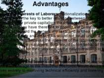 Advantages Safeguards the interests of Laborers: Nationalization also came to...