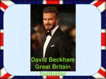 David Beckham Great Britain footballer