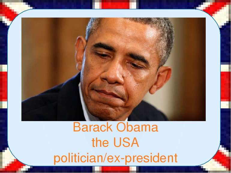 Barack Obama the USA politician/ex-president