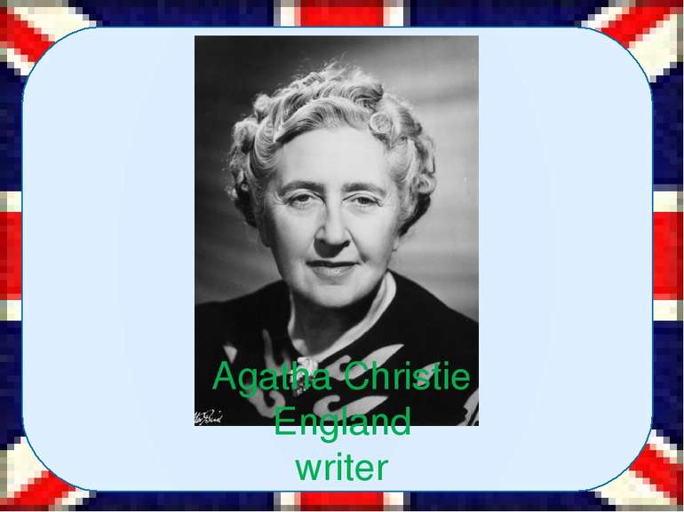 Agatha Christie England writer